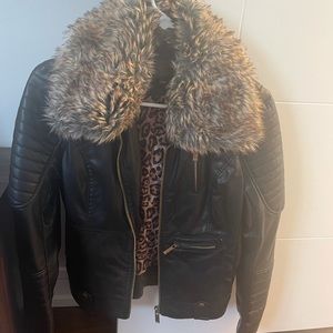 True love leatherette jacket. Size Medium.